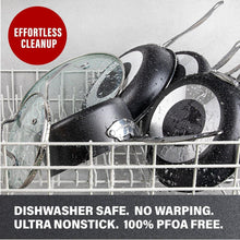 Granitestone 11" Shallow Square Frying Pan Nonstick Skillet, Scratchproof Diamond Infused Coating, No-warp Mineral-enforced Cookware Dishwasher Oven Safe Kitchenware - As Seen On TV - Brands For Less USA