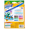 Crayola Clicks Retractable Markers, 10ct, Cone Tip Washable Markers, Cute School Supplies, Classroom Essentials, Gifts for Teachers and Kids, Ages 6+