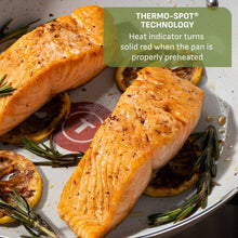 T-Fal Kitchen Solutions Black 5 Quarts Ceramic Non-Stick Jumbo Cooker Sauté Pan with Lid & Helper Handle