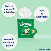Kleenex Lotion Facial Tissues with Coconut Oil, 4 Cube Boxes, 60 Tissues per Box, 3-Ply