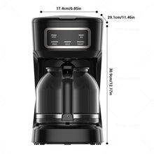 Mainstays CM1449-UL Black 12-Cup Programmable Drip Coffee Maker