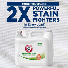 ARM & HAMMER Sensitive Skin Free & Clear Liquid Laundry Detergent Soap, 170 fl oz, 170 Loads