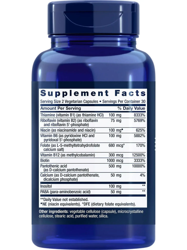 Life Extension, BioActive Complete B-Complex, 60 Vegetarian Capsules ...