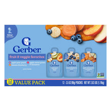 Gerber Toddler Pouch Variety Pack (3.5 Oz., 12 Ct.)