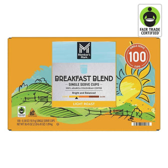 Member's Mark Breakfast Blend Light Roast Coffee Pods, 100 ct.– Brands ...