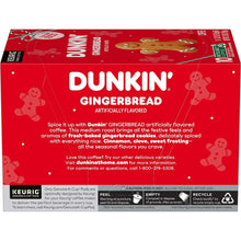 Dunkin’ Gingerbread Artificially Flavored Coffee, K Cup Pods, 10 Ct. - Brands For Less USA