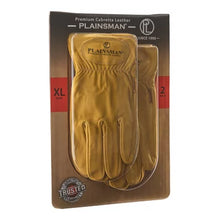 Plainsman Tan Leather Gloves, 2 Pairs