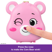Polly Pocket x Care Bears Dolls & Playset with Toy Car and Themed Accessories, Compact Travel Toy