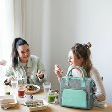 ideaTech Polyester Reusable Lunch Bags, Insulated Lunch Box for Women and Men, Freezer Safe, 1 Count - Brands For Less USA