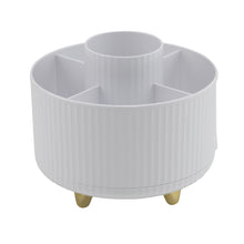 Premium Rotating Beauty Organizer with 5 Compartments for Easy Access