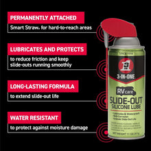 3-IN-ONE RVcare Slide-Out Silicone Lubricant Spray, 11 oz Can