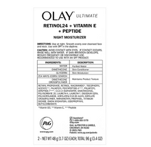 Olay Ultimate Retinol 24 + Vitamin E + Peptide Night Moisturizer, 1.7 oz., 2 pk.