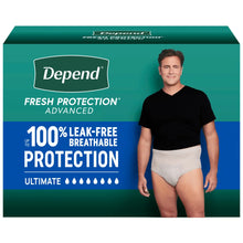 Depend Fresh Protection Advanced Incontinence Underwear for Men, Ultimate Absorbency