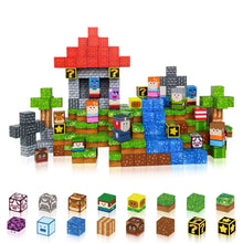Crtynell 100pcs Magnetic Blocks - Build a Plants Wars Set, Magnetic Building Blocks Toddler Toys STEM Sensory Outdoor Toys for Boys and Girls Ages 3+, Birthday Gifts for Kids