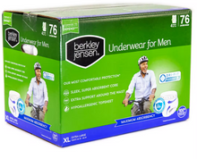 Berkley Jensen Incontinence Underwear for Men - XL, 76 ct.