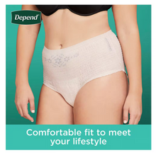 Depend Fresh Protection Adult Incontinence Underwear for Women, Medium - Blush, 88 ct.