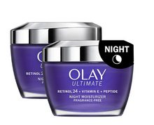 Olay Ultimate Retinol 24 + Vitamin E + Peptide Night Moisturizer, 1.7 oz., 2 pk.