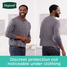 Depend Fresh Protection Adult Incontinence Underwear for Men, Large - Grey, 84 ct.