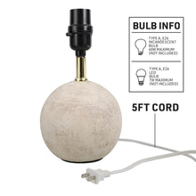 Mainstays Mini Ball Base Table Lamp, 12.75" H