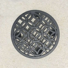 allen + roth 12-in L x 12-in D x 2.7-in H Black Plant Caddy