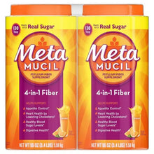 Metamucil Fiber 4-In-1 Psyllium Fiber Supplement Powder, Orange (55 Oz., 2 Pk.) - Brands For Less USA