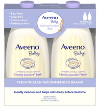 Aveeno Baby Calming Comfort Lavender and Vanilla Tear-Free Bath Wash, 2 pk./18 fl. oz.