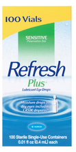 Refresh Plus Eye Drops, 100 ct./0.01 fl. oz.