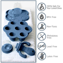 Little Twig Freezable Teether Set Steel Blue - Brands For Less USA