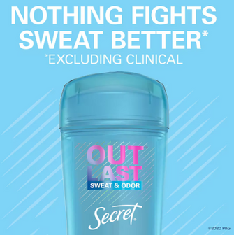 Secret Outlast Clear Gel Antiperspirant Deodorant, Shower Fresh Scent, 4 pk./2.6 oz. Each