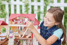 Calico Critters Red Roof Country Home - Secret Attic Playroom, Dollhouse Playset - Brands For Less USA