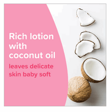 Johnson's Moisturizing Pink Baby Lotion with Coconut Oil, 33.8 fl. oz