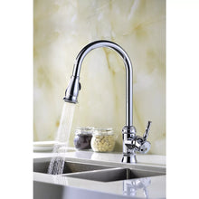 Grifo de cocina monomando extraíble ANZZI Sails - Cromado