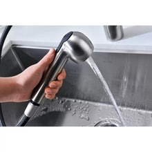 Grifo de cocina monomando extraíble ANZZI Harbour - Níquel cepillado