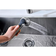 Grifo de cocina monomando extraíble ANZZI Harbour - Níquel cepillado