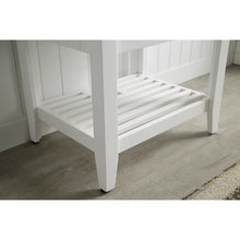 Mueble de baño ANZZI Mosset de 24" con grifo 014 - Blanco