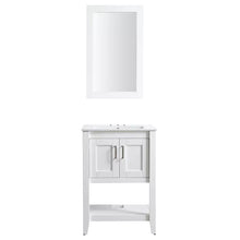 Mueble de baño ANZZI Mosset de 24" con grifo 014 - Blanco