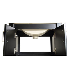 Mueble de baño ANZZI Mosset de 24" con grifo 014B - Negro