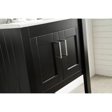 Mueble de baño ANZZI Mosset de 24" con grifo 014B - Negro