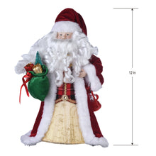 12" LED Fiber Optic Multicolor Santa Christmas Tree Topper, 0.79 lb, by Holiday Time