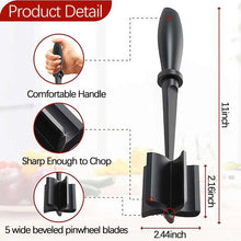 XMMSWDLA Kitchen Meat Chopper for Ground Beef and Ground Beef Smasher - Durable Hamburger Chopper, Non-Scratch Meat Masher - Versatile Ground Meat Chopper and Meat Masher Ground Beef (Black) - Brands For Less USA