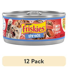12pack_PurinaFriskiesShreds_BeefinGravy_WetCatFood_5.5ozCan - Brands For Less USA