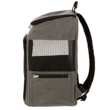 TrustyPup Medium Cat & Dog Travel Pet Backpack, Gray, 16 lb Limit