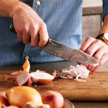 GreenPan Bobby Flay 3 Piece Knife Set, Pairing, Utility & Chef’s Knife, Stainless Steel, Wood Handle