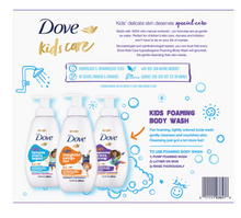 Dove Foaming Body Wash, Kids Care Variety Pack, 3 pk./13.5 fl. oz.