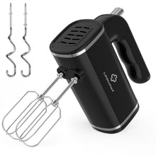 LINKChef Hand Mixer, 450W Turbo Electric Handheld Mixer, 5 Speed Electric Mixers for Kitchen (Black)