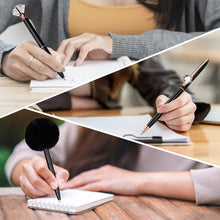 WEMATE 8Pcs Set for Journaling, Glitter Fancy Pens Gifts for Women, Office Black