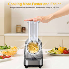 VAVSEA 5-in-1 Electric Cheese Grater, 400W Electric Cheese Shredder with 5 Stainless Blades, Salad Maker with One-Touch Control for Cheese, Vegetables and Fruits, Gifts for Christmas