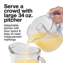 Proctor Silex Electric Citrus Juicer Machine for Fruits and Vegetables with 34 oz Pitcher, Alex’s Lemonade Stand Edition