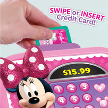 Disney Junior Minnie Mouse Bowtique Cash Register with Realistic Sounds, Pretend Play Money and Scanner, Preschool Ages 3 up by Just Play