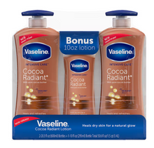 Vaseline Intensive Repair Cocoa Radiant Body Lotion, 2 pk./20.3 fl. oz. with Bonus Bottle, 10 oz.